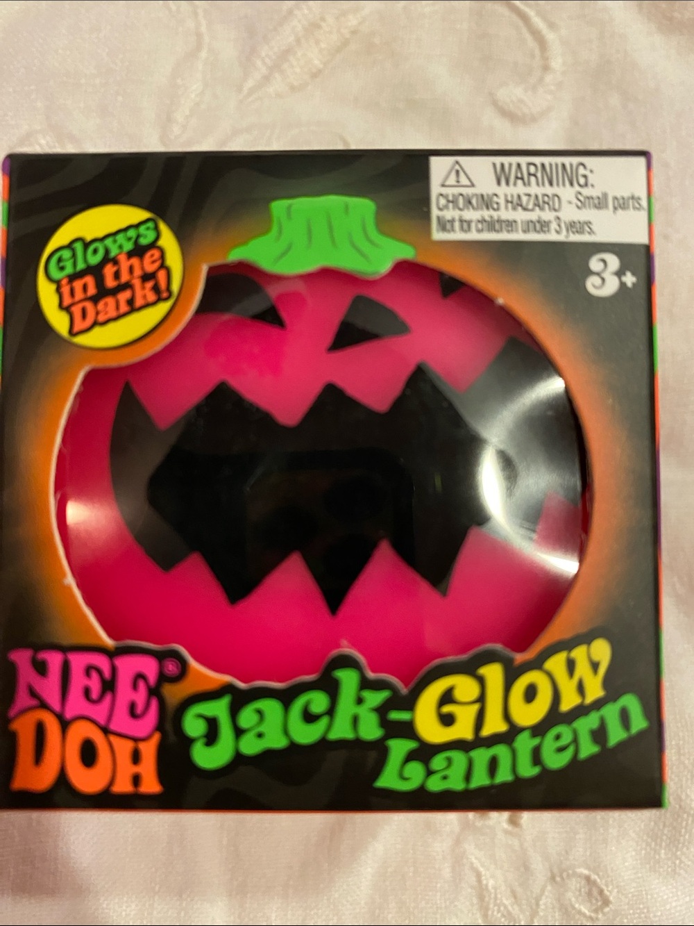 NeeDoh Jack-Glow Lantern Pink